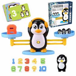 Edukacinės svarstyklės mokytis skaičiuoti - Pingvinas 2